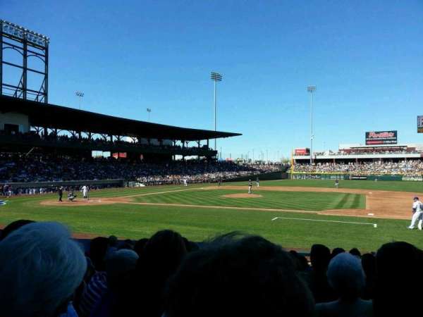 Sloan Park, section: 116, row: 13, seat: 10