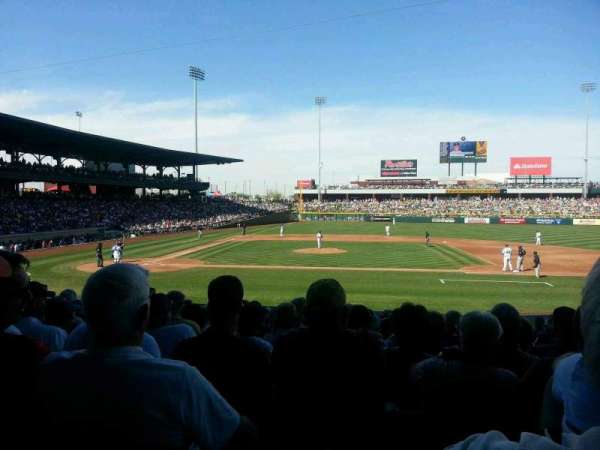 Sloan Park, section: 115, row: 20, seat: 10