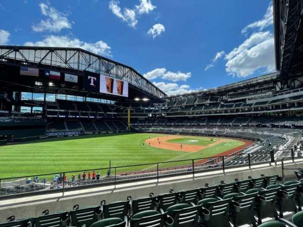 Globe Life Field, section: 103, row: 4, seat: 9