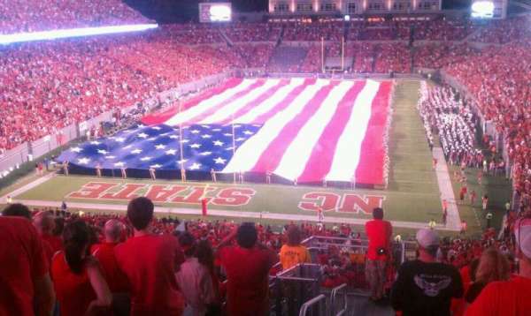 Carter-Finley Stadium, section: 320, row: L, seat: 27