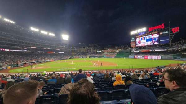 Nationals Park, section: 129, row: EE, seat: 10