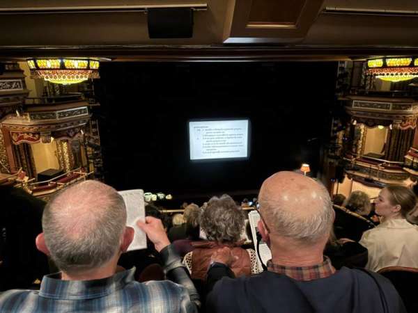 Belasco Theatre, section: Mezzanine C, row: G, seat: 101