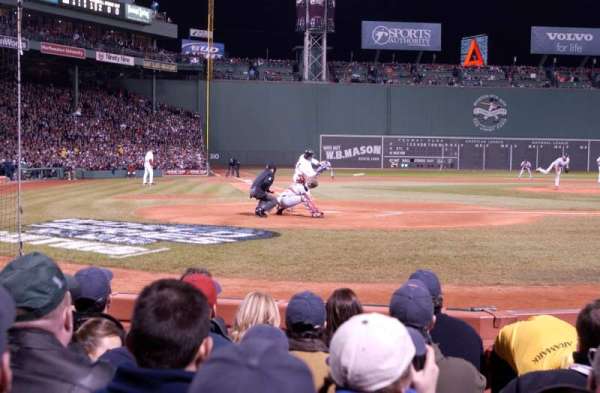 Fenway Park, section: Field Box 39, row: E, seat: 4