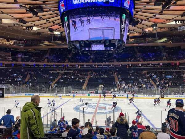 Madison Square Garden, section: 117, row: 13, seat: 16