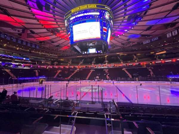 Madison Square Garden, section: 117, row: 6, seat: 20