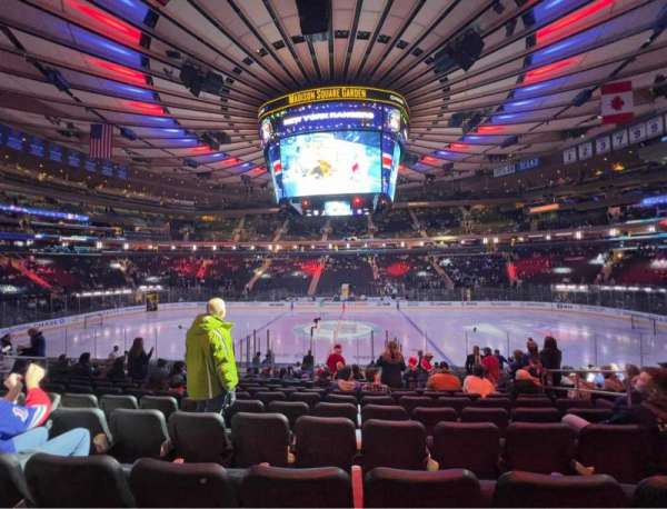 Madison Square Garden, section: 117, row: 13, seat: 15