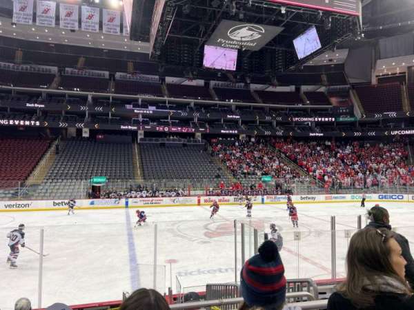 Prudential Center, section: 18, row: 9, seat: 3