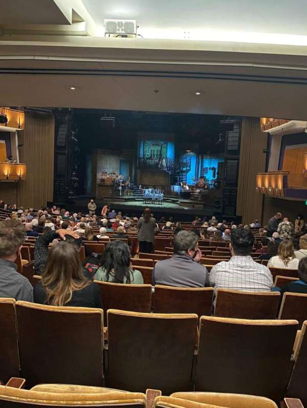 Ahmanson Theatre, section: Rear Orchestra, row: Y, seat: 10