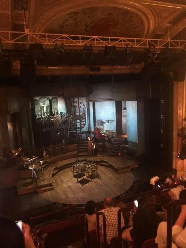 Walter Kerr Theatre, section: Mezzanine L, row: F, seat: 1
