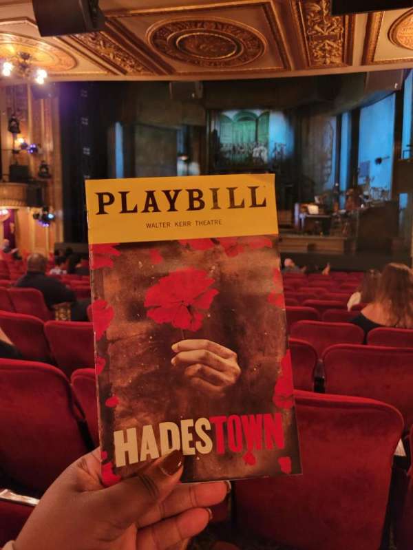 Walter Kerr Theatre, section: Orchestra R, row: Q, seat: 14