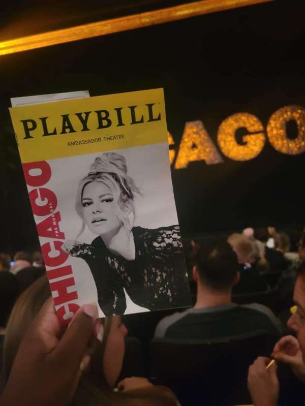 Ambassador Theatre, section: Orchestra C, row: F, seat: 111