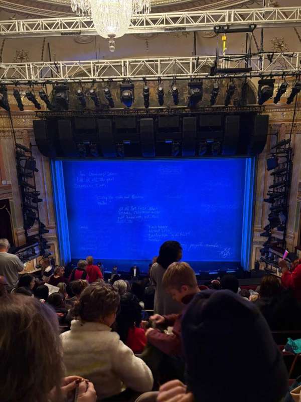 Neil Simon Theatre, section: Mezzanine C, row: L, seat: 116