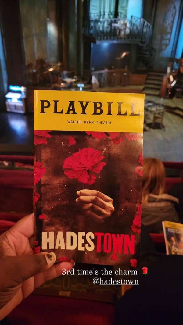 Walter Kerr Theatre, section: Mezzanine C, row: C, seat: 114