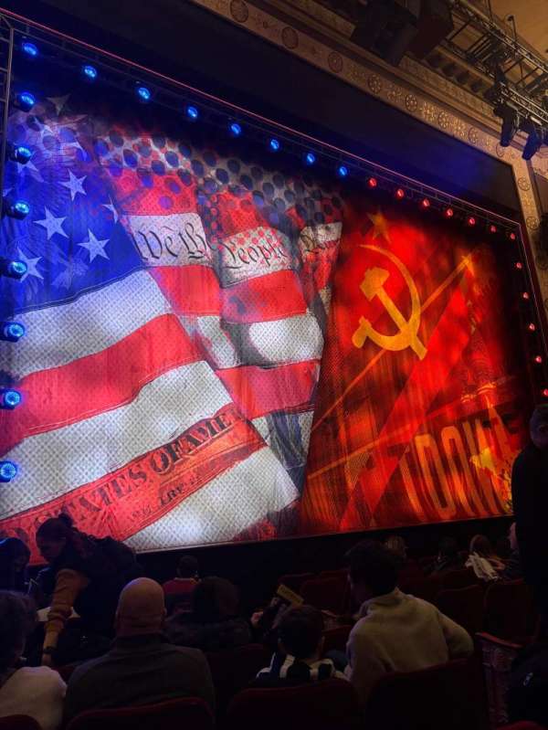 Imperial Theatre, section: Orchestra L, row: F, seat: 9