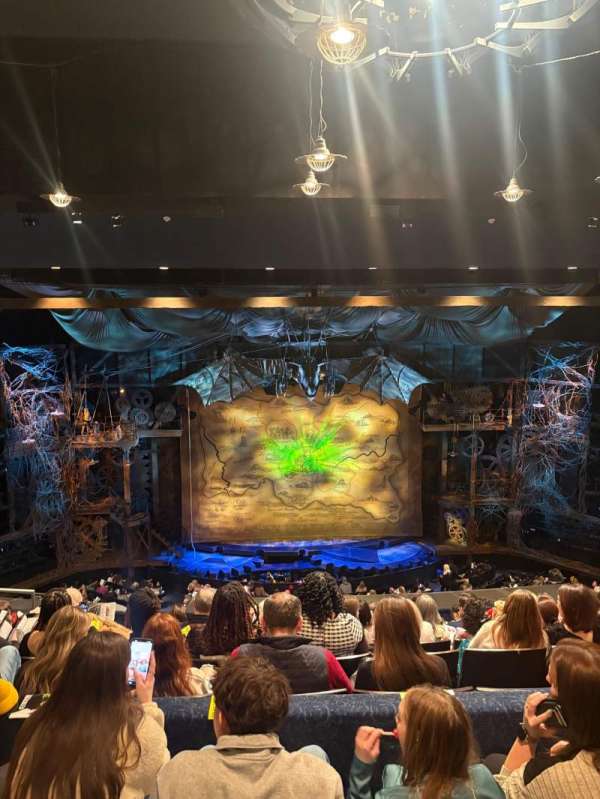 Gershwin Theatre, section: Rear Mezzanine C, row: H, seat: 106