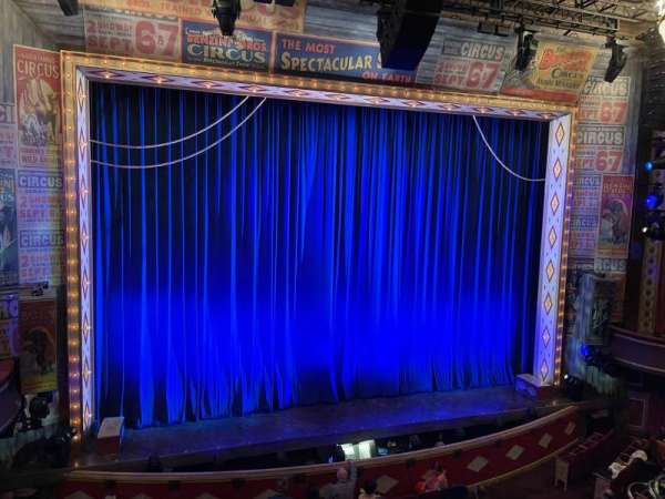 Imperial Theatre, section: Front Mezzanine LC, row: B, seat: 208