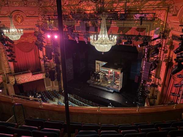Longacre Theatre, section: Balcony R, row: F, seat: 17