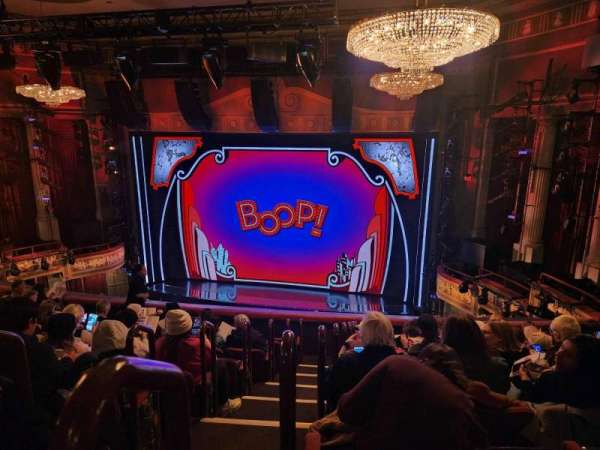 Broadhurst Theatre, section: Mezzanine R, row: J, seat: 2