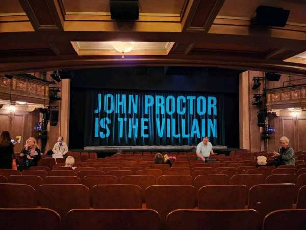 Booth Theatre, section: Orchestra C, row: N, seat: 106