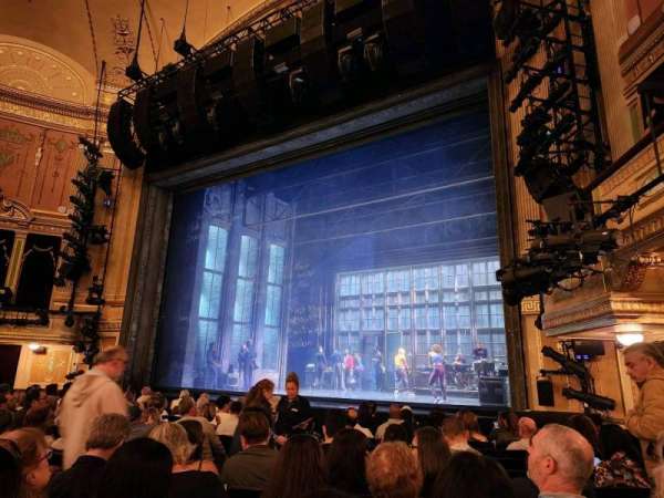 Neil Simon Theatre, section: Orchestra R, row: L, seat: 12