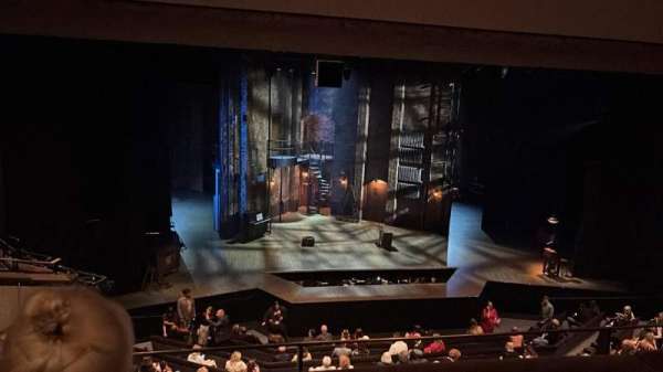 Barbican Theatre, section: Circle, row: B, seat: 40