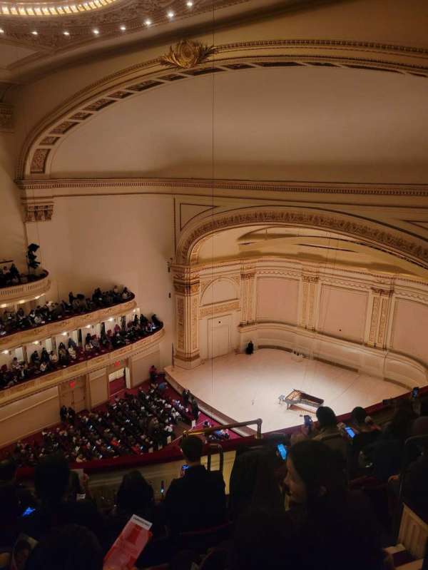 Carnegie Hall, section: Lower Side Balcony R, row: F, seat: 44