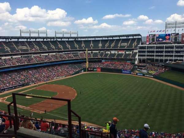 Globe Life Park in Arlington, section: 340, row: 15, seat: 4