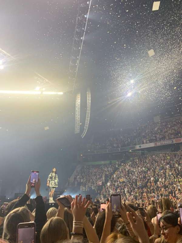 AO Arena, section: General Admission, row: Standing, seat: N/A