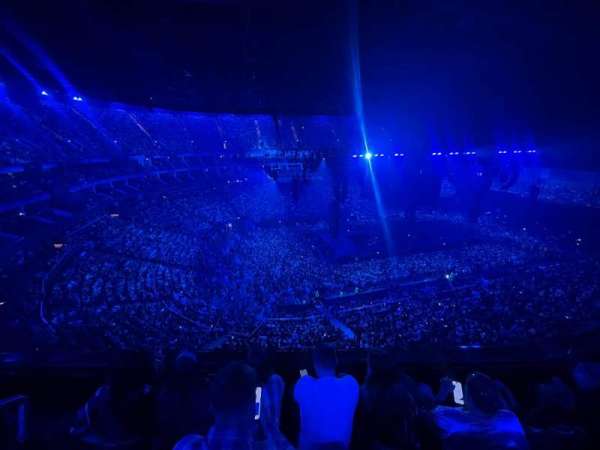The O2, London, section: 417, row: J, seat: 865