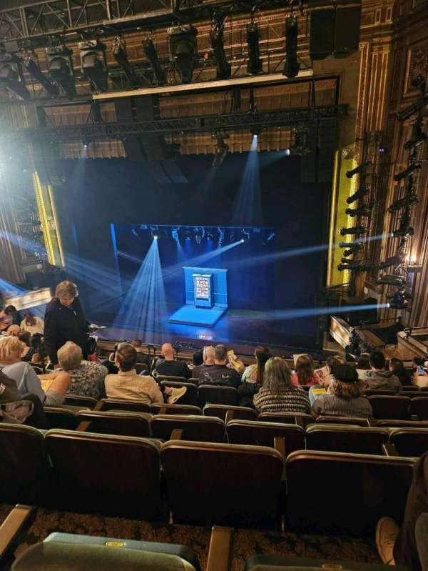 Nederlander Theatre, section: Mezzanine R, row: K, seat: 12