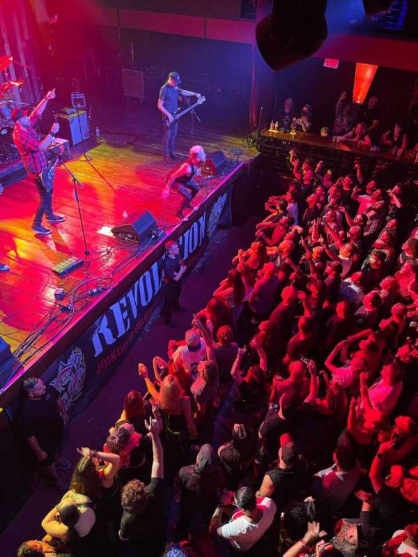 Revolution Live, section: General, row: Top