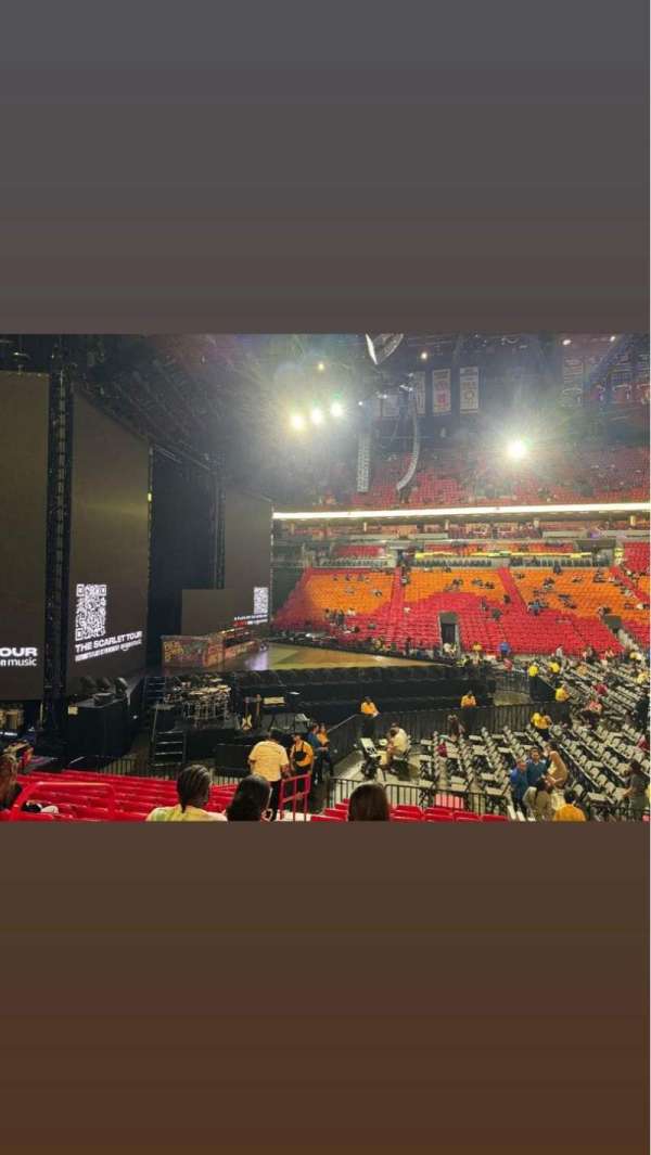 Kaseya Center, section: 119, row: 15, seat: 16