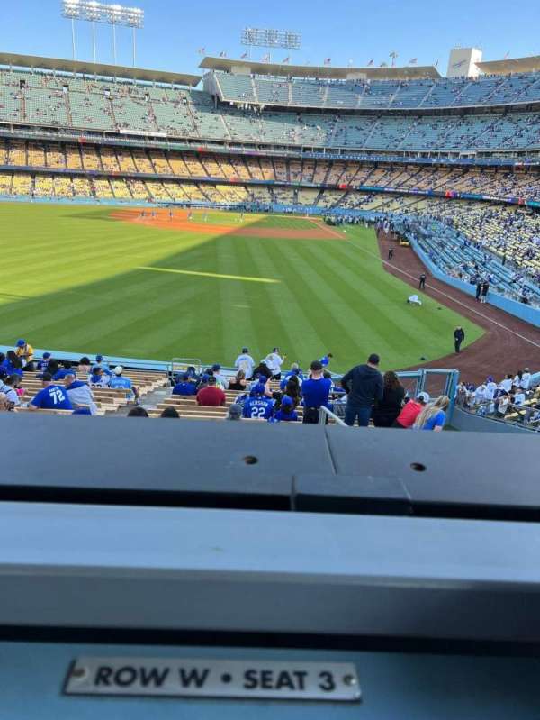 Dodger Stadium, section: 301PL, row: W, seat: 3