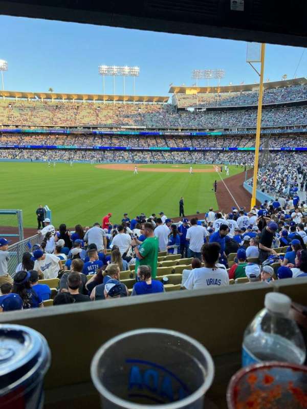 Dodger Stadium, section: 53FD, row: PB, seat: 4