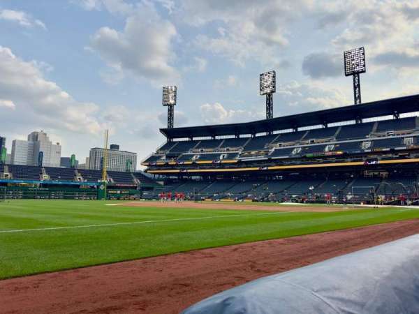 PNC Park, section: 28, row: A, seat: 7