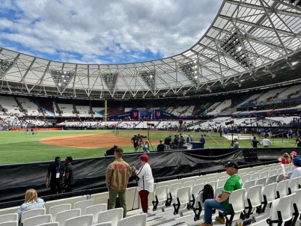 London Stadium, section: 103, row: 8, seat: 444