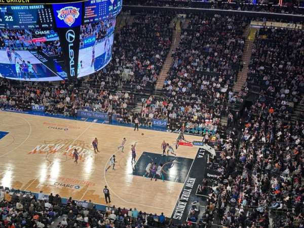 Madison Square Garden, section: 327, row: 2, seat: 16