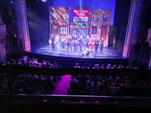 Shaftesbury Theatre, section: Royal Circle, row: A, seat: 16