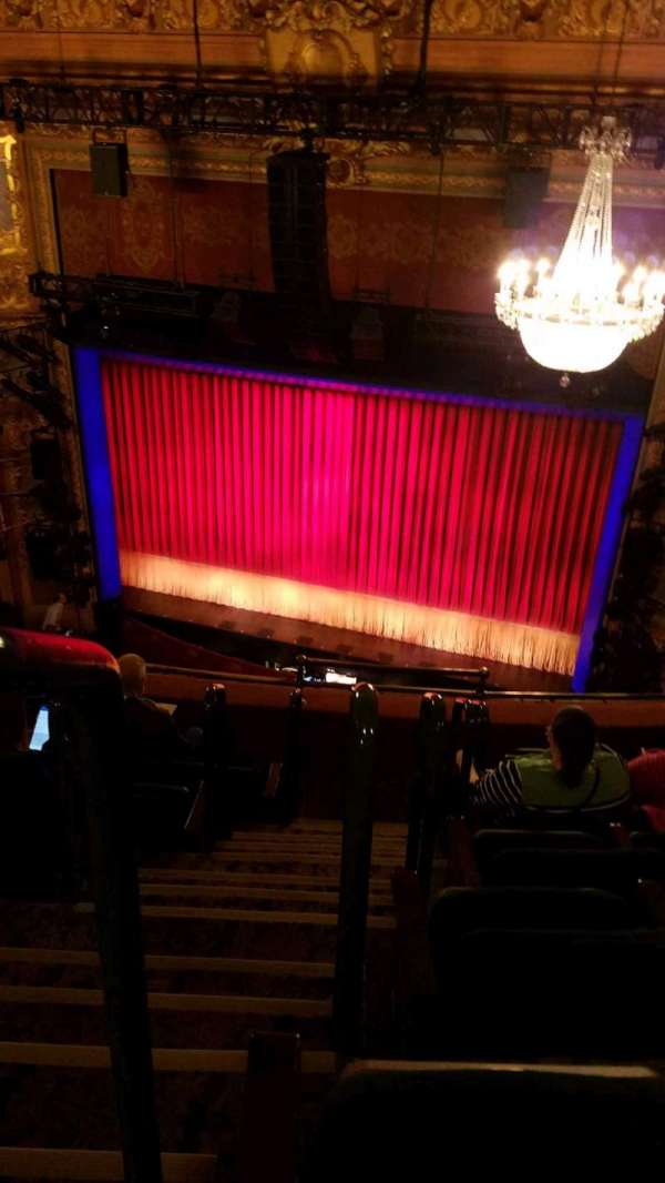 Longacre Theatre, section: Balcony R, row: F, seat: 1