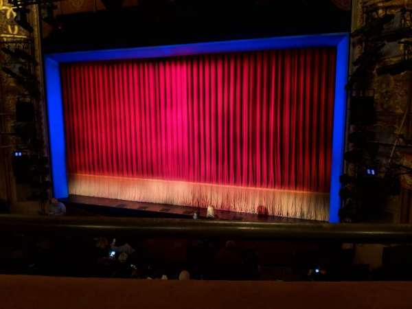 Longacre Theatre, section: Mezzanine R, row: A, seat: 1