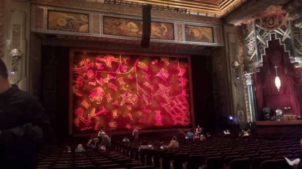 Hollywood Pantages Theatre, section: Orchestra LC, row: X, seat: 304
