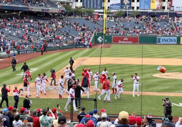 Nationals Park, section: 127, row: BB, seat: 1