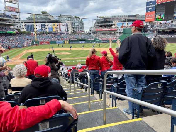 Nationals Park, section: 127, row: BB, seat: 1