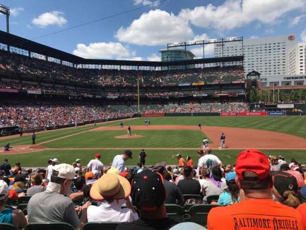 Oriole Park at Camden Yards, section: 22, row: 19, seat: 3