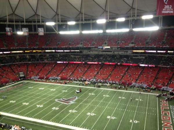 Georgia Dome, section: 343, row: 9, seat: 3