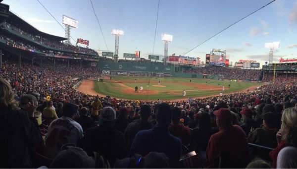 Fenway Park, section: Grandstand 19, row: 1, seat: 3