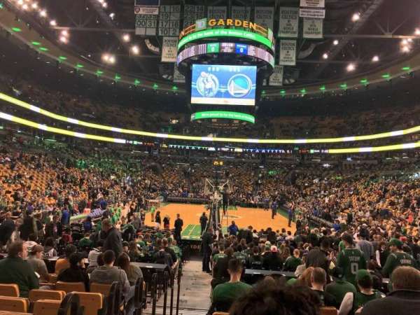 TD Garden, section: 17, row: 10, seat: 22