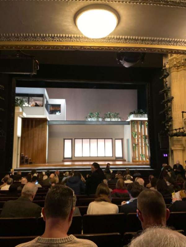 Hudson Theatre, section: Orchestra C, row: Q, seat: 107