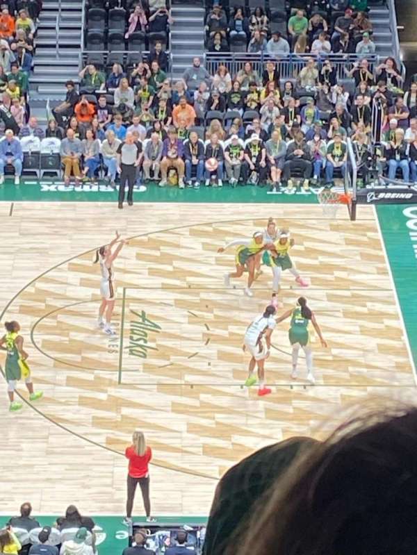 Climate Pledge Arena, section: 126, row: A, seat: 16