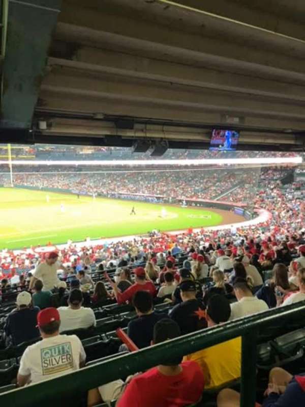 Angel Stadium, section: 210, seat: 10